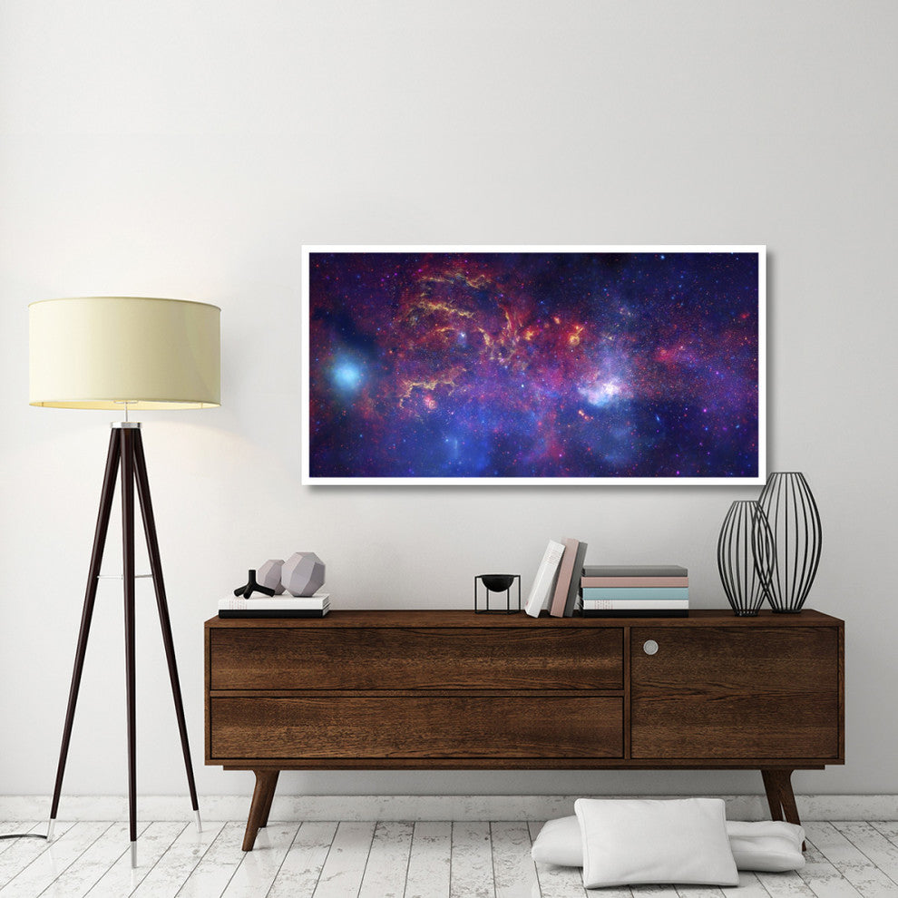 "NASA's Great Observatories Examine Galactic Center Region" Paper Art, 62"x32"