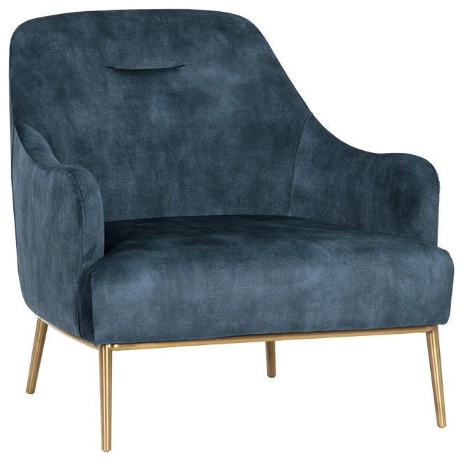 Cameron Lounge Chair, Nono Petrol