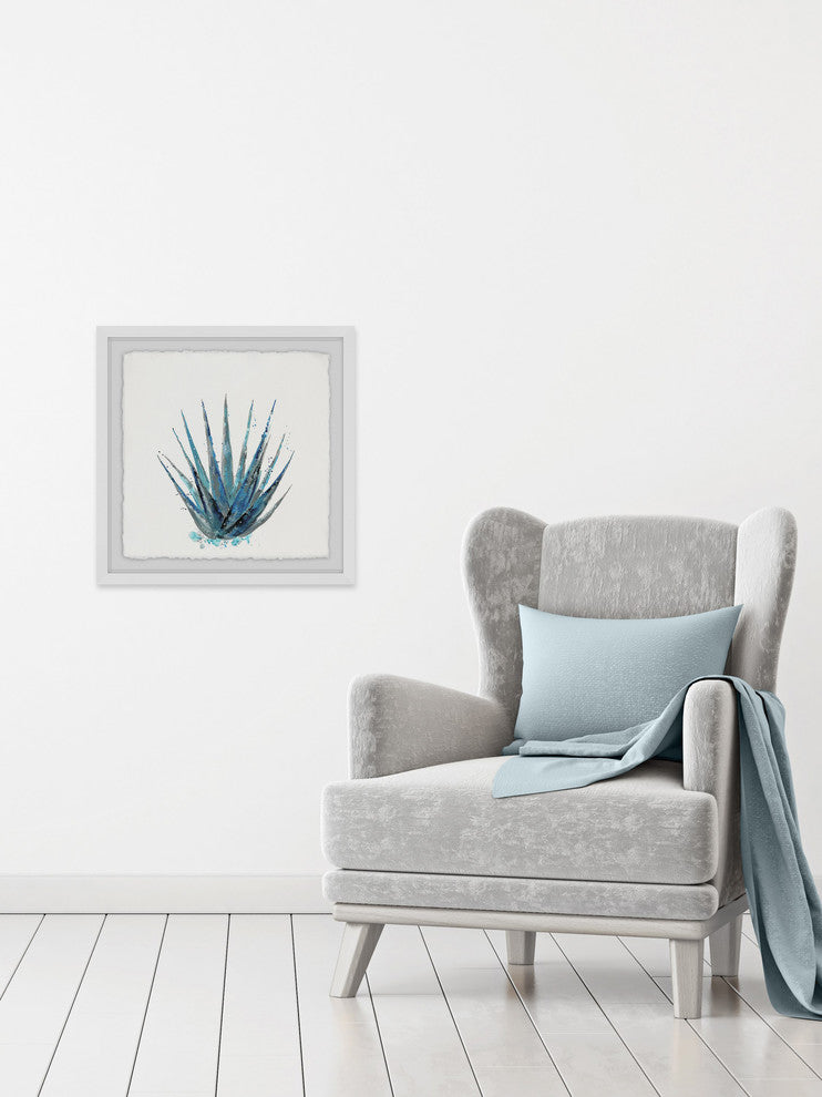 "Agave II" Framed Painting Print, 12"x12"
