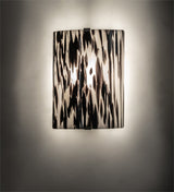 8 Wide Metro Fusion La Perla Nera Wall Sconce