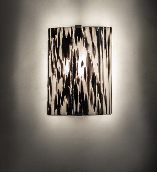 8 Wide Metro Fusion La Perla Nera Wall Sconce