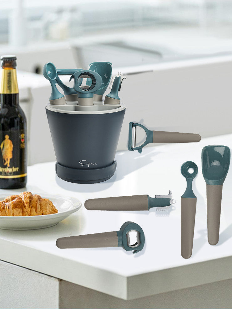 Cutter, Melon Baller, Ice Cream Scoop, Y-peeler, Lemon Zester, Bottle Opener