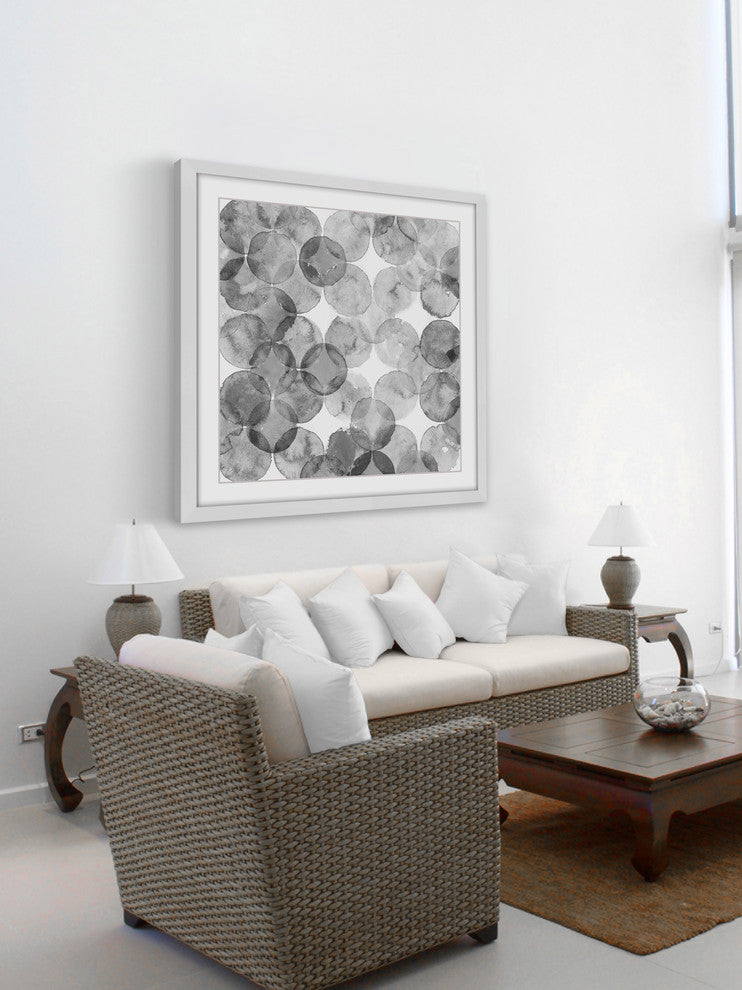 "Bubble Dimension" Framed Art Print