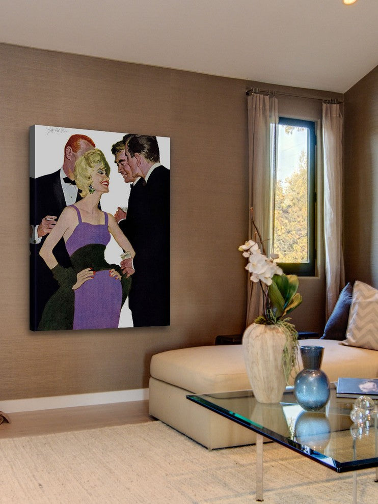 "The Delectable Deceiver" Painting Print on Wrapped Canvas