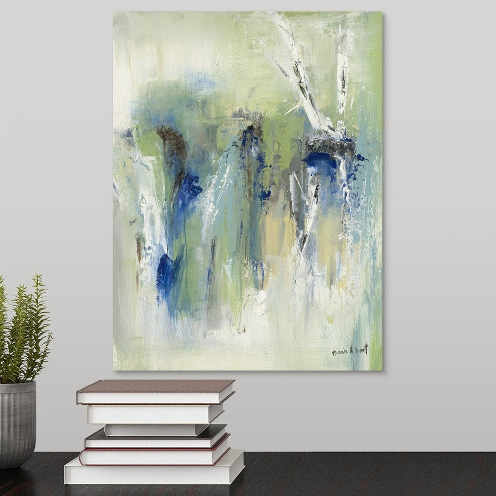 Birch Reflections II Wrapped Canvas Art Print, 12"x16"x1.5"