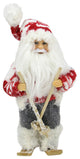 9" Skiing Country Santa