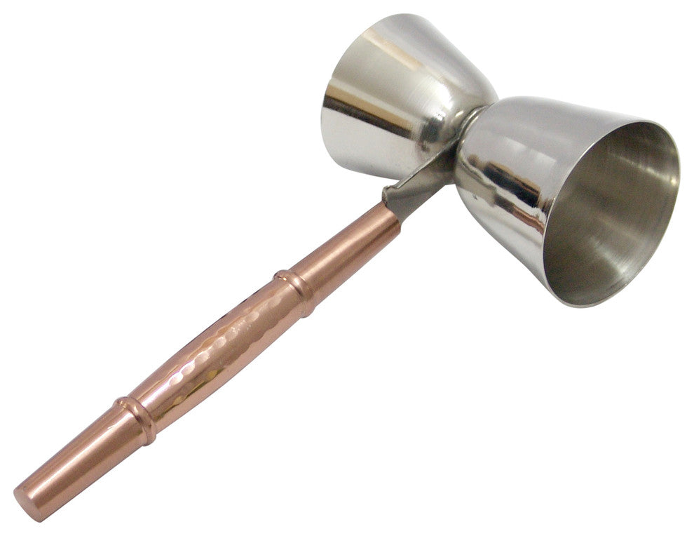 nu steel Sparrow Hammered Copper Jigger