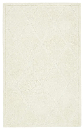 Unique Loom Ivory Diamond Trellis Shag 5'x8' Area Rug