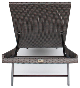 Twin Faro Chaise Lounge - Dark Brown