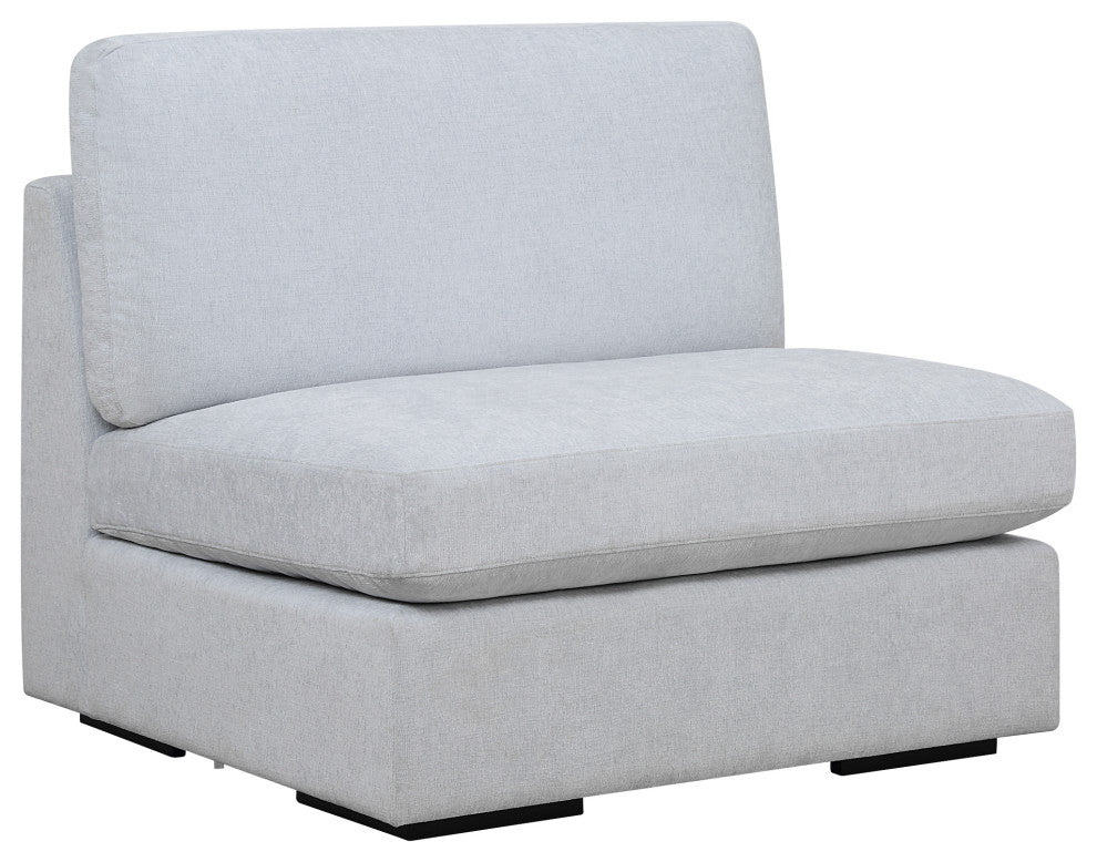 Uttermost Refuge Armless Cloud Blue Sofa