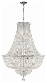 Crystorama Lighting Group ROS-A1015-CL-MWP Roslyn 15 Light 28"W - Polished