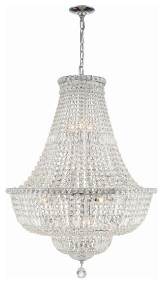 Crystorama Lighting Group ROS-A1015-CL-MWP Roslyn 15 Light 28"W - Polished