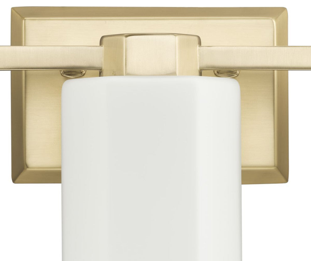 Estrada Collection 3-Light Contemporary Bath and Vanity Light, Brushed Gold