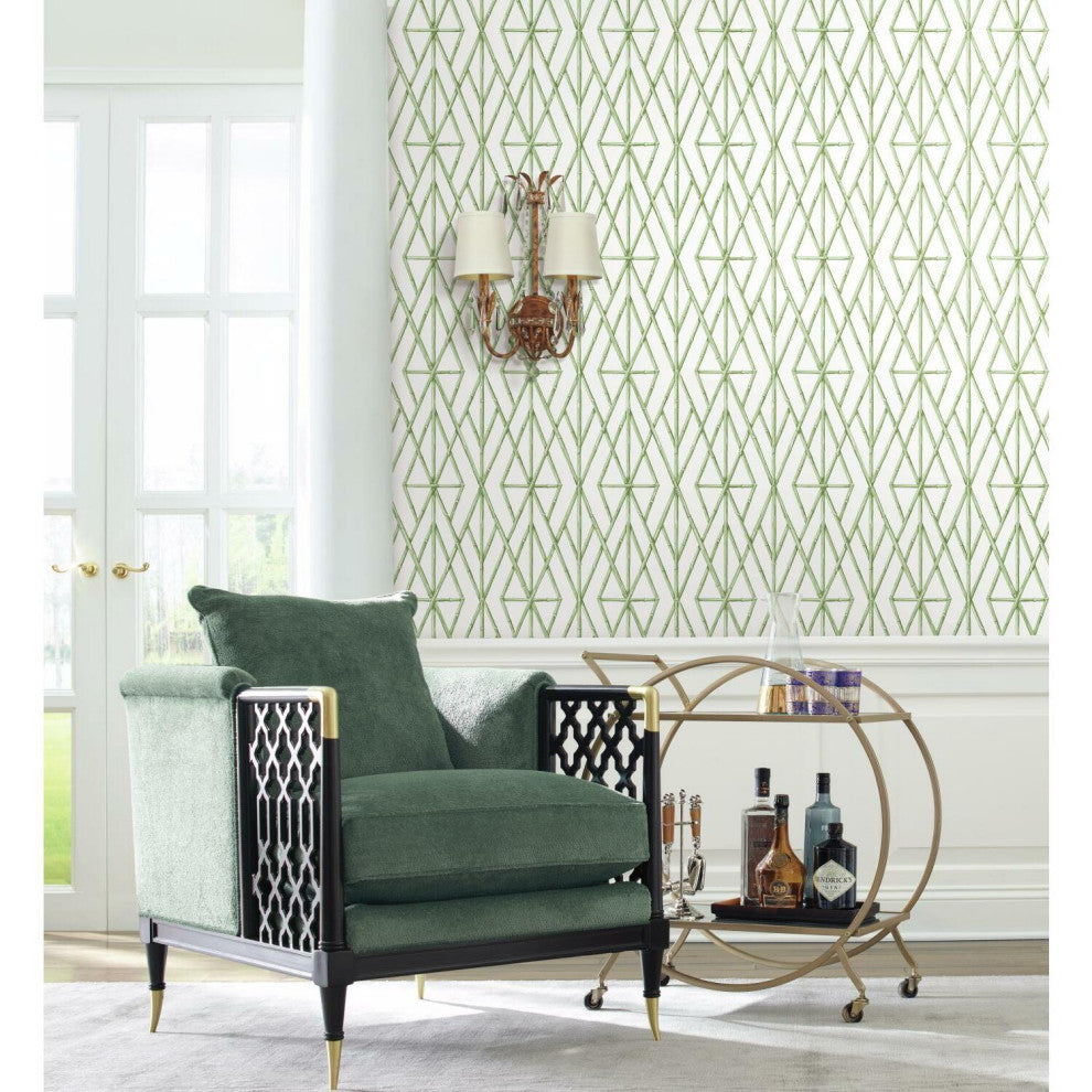 Riviera Bamboo Trellis Wallpaper
