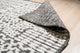 Ivory Contemporary Geometric Transitional High-Low Area Rug