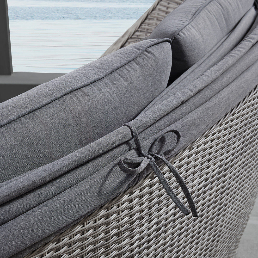 Ove Decors Mango 1-Piece Daybed in Grey