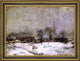 John Twachtman Winter Landscape, Cincinnati Framed Premium Canvas Print, 18"x27"