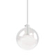 Sphere 12" Clear Glass Single Pendant