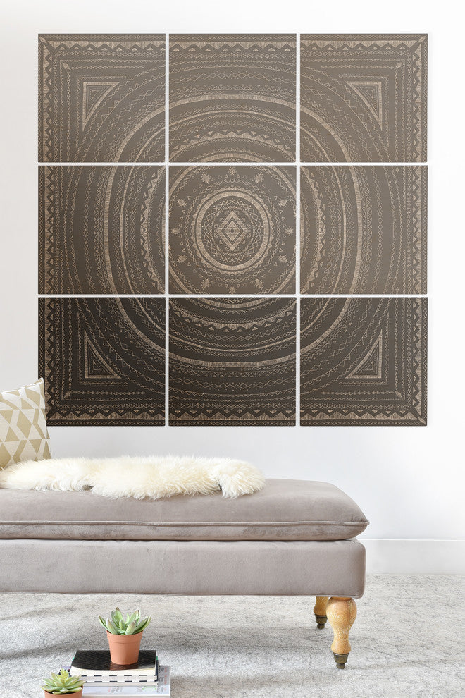 Deny Designs Dash and Ash Atticus Wood Wall Mural, 4'x4'