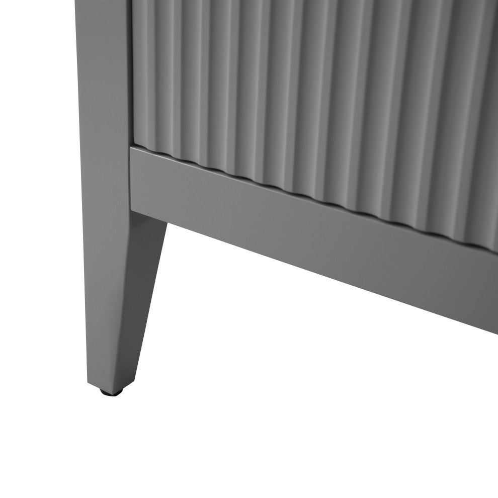 Vanity Art Freestanding Vanity, Cashmere Gray, 60", Single Sink, Golden Brushed