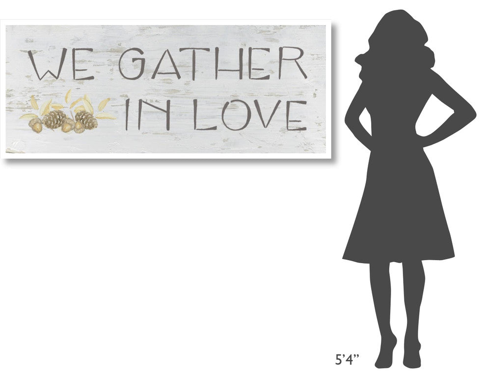 "Beautiful Bounty Sign IV" Digital Paper Print by James Wiens, 62"x26"