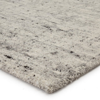 Jaipur Living Macklin Handmade Solid Ivory/Light Gray Area Rug, 5'x8'