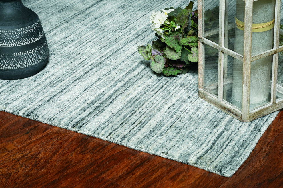 96" X 120" Grey Pet Yarn Rug