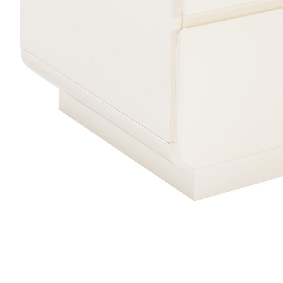 Sagura Cream Nightstand