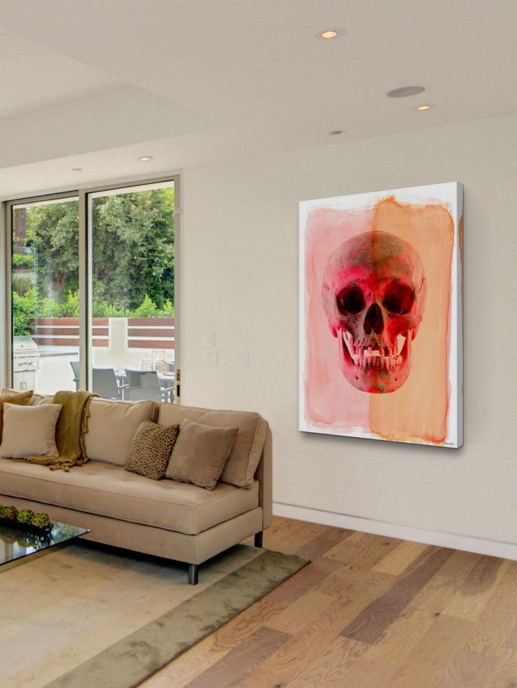 "Skull" Fine Art Canvas Print, 16"x24"