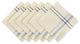 DII Nautical Blue French Stripe Napkin (Set of 6)