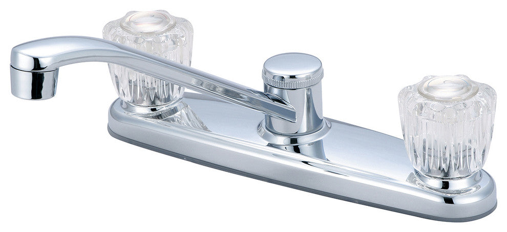 Elite Two Handle Kitchen Faucet, Polished Chrome