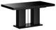 MILOSA Extendable Dining Table, Black