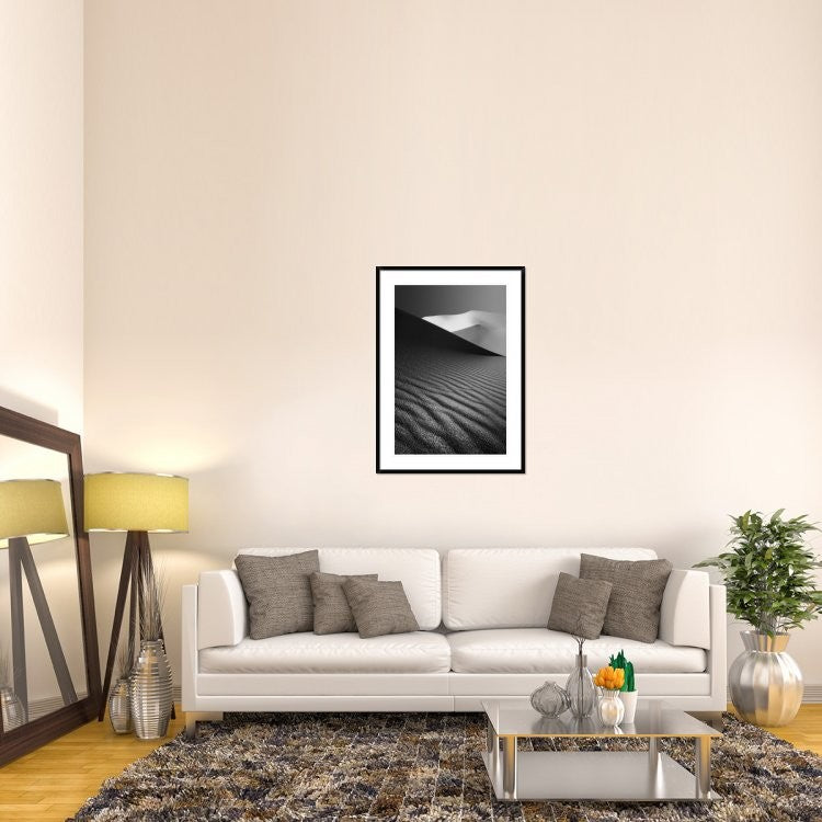 "An Ice Hill In Desert !" Framed Digital Print by Ali Barootkoob, 32x44"