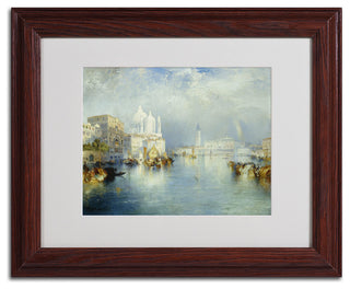 'Grand Canal Venice, 1903' Matted Framed Canvas Art by Thomas Moran