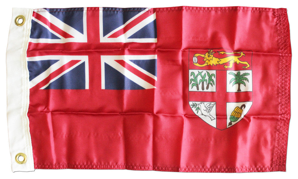 Fiji, 12"x18" Nylon Flag, Red Ensign