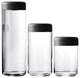 Atmosfera Food Container Urano 3-Piece Set, Vulcan Grey
