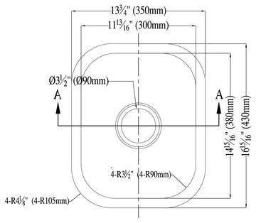 Dawn Undermount Single Bowl Bar Sink