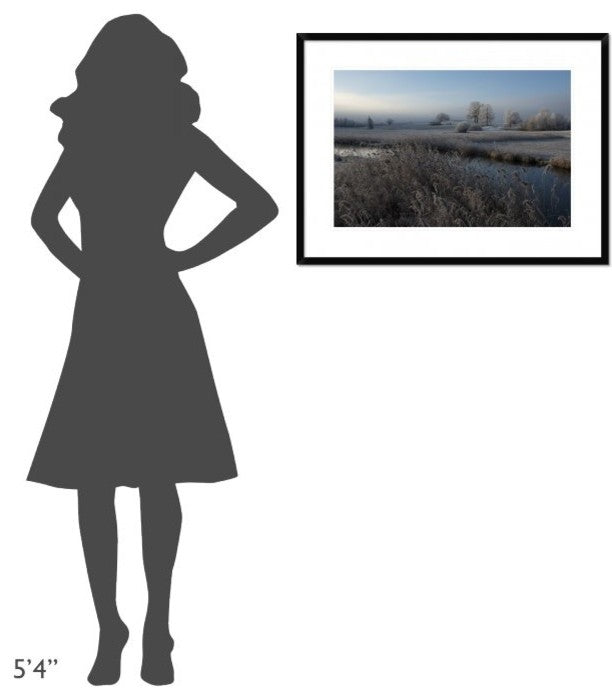 "Cold" Framed Digital Print by Nina Pauli, 32x24"