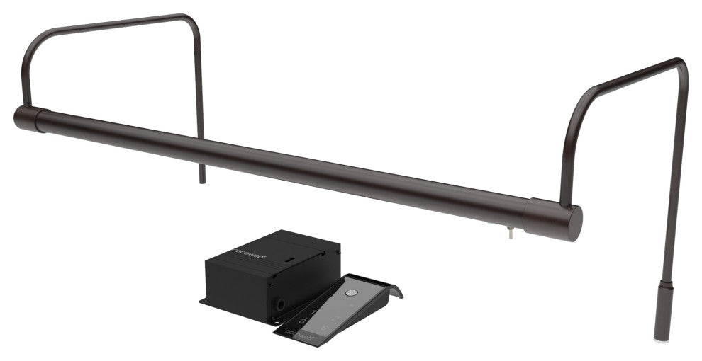 21" Slim Line Frame Light, Oil Rubbed Bronze With Hard Wire Kit and Remote