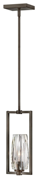 Black Oxide LED Pendant from the Ana Collection