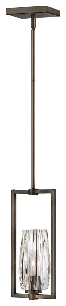 Black Oxide LED Pendant from the Ana Collection