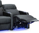 Seatcraft Sienna Home Theater Seating, Black, Row of 2