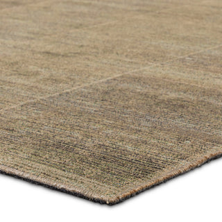 Label J Saith EDA06 Striped Green Area Rug, 7'6"x9'6"