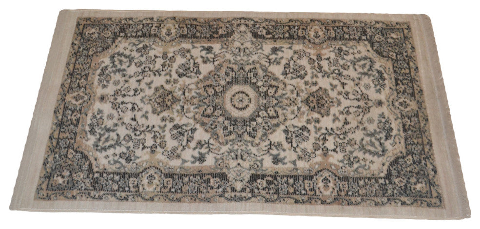 Machine Made Polyester Durable Indoor Outdoor Washable Oriental Pattern Footmat