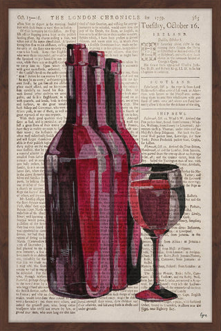 "Party Ready" Framed Painting Print, 16"x24"