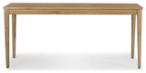 Alden Solid White Oak Dining Table - Natural