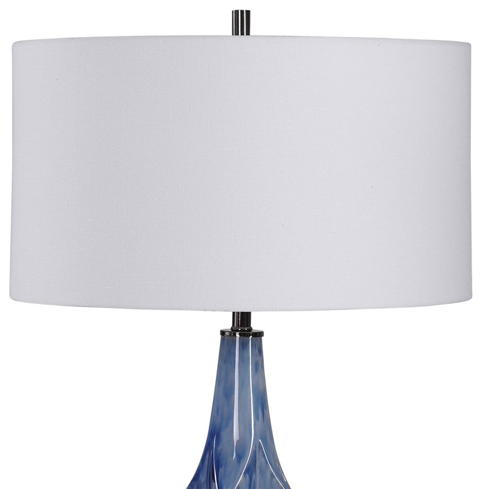 Uttermost Everard Blue Table Lamp 28425-1