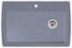 33.5"x22" Siligranit Ii Single Basin Kitchen Sink, Metallic Gray