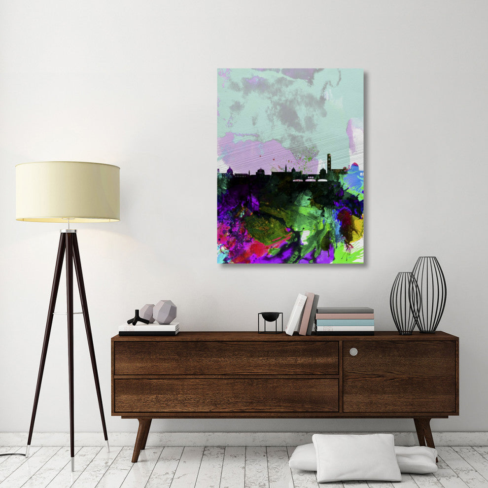 "Florence Watercolor Skyline" Fine Art Print