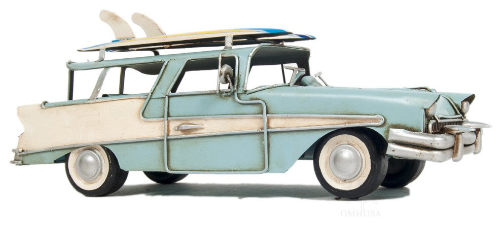 1957 Ford Country Squire Station Wagon Blue
